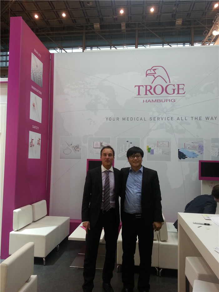 2013 Germany MEDICA with customer TROGE